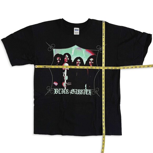 Vintage Black Sabbath Band Photo / Rune Cross Back - Picture 6 of 8